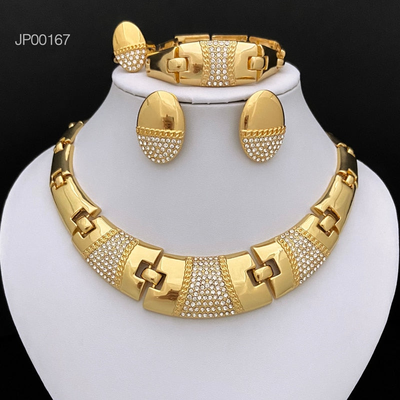 Ihr auserlesenes Goldschmuck-Set