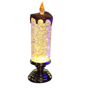 LED Christmas Candles With Pedestal