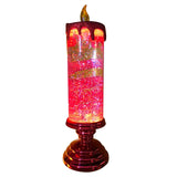 LED Christmas Candles With Pedestal