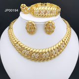 Perfect Plated Gold Jewelry sets_18K